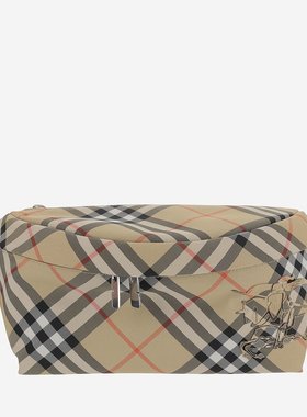BURBERRY 男士单肩包 8091780SAND SS2025 红色 Check waist bag