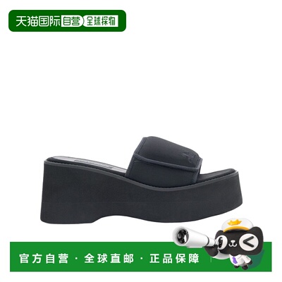 香港直邮Courreges 坡跟拖鞋 女鞋单鞋一脚蹬124SSD007NE0005