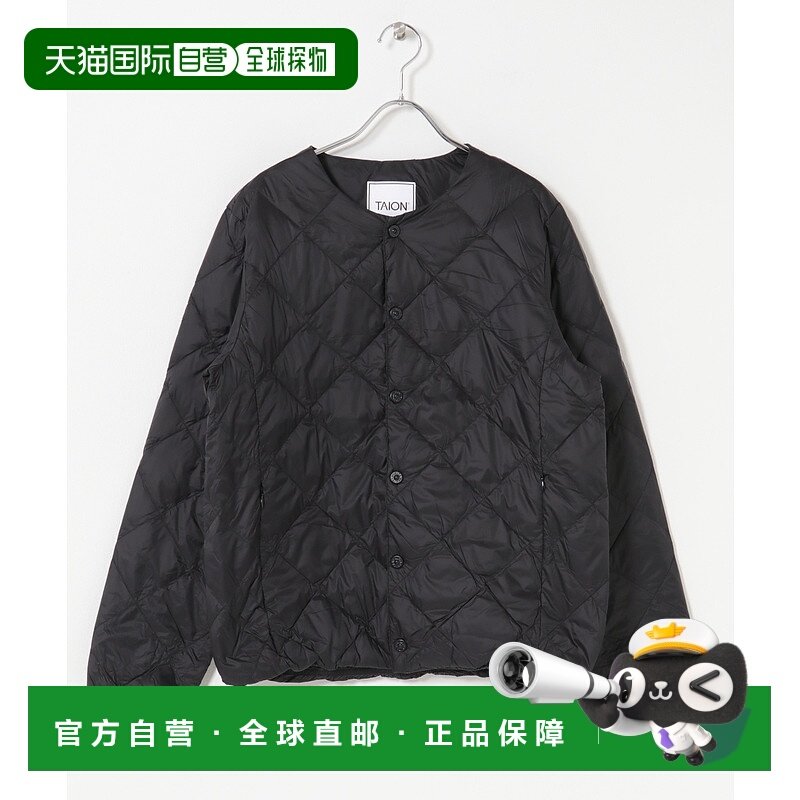1h可退 日本直邮TAION 女士宽松羽绒外套 半高领轻便保暖 RWA7104