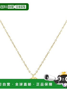 自营 Adornia Knot Pendant Necklace gold yellow 美国奥莱直发