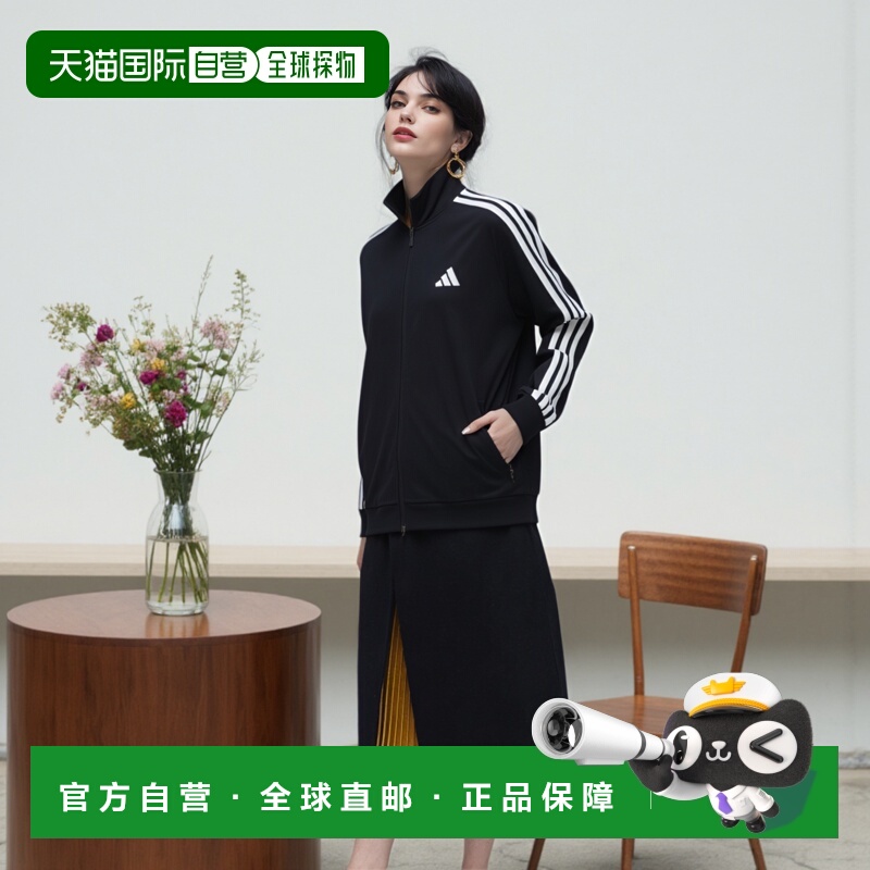 韩国直邮adidas 夹克 3S 常规版型 双面针织 运动夹克 JV6977,JV6