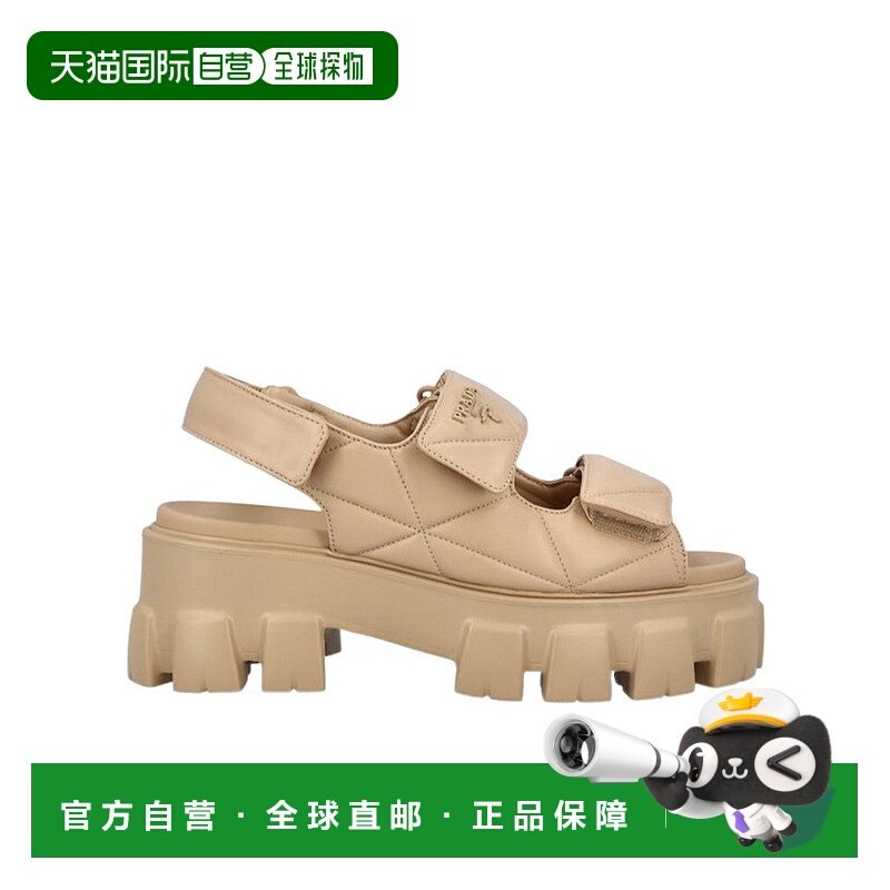 香港直邮PRADA 女士凉鞋 1X439N038F0036 SS2025 黄色 Monolith,女鞋,时装凉鞋,淘宝优惠券,粉丝福利购,淘宝优惠卷