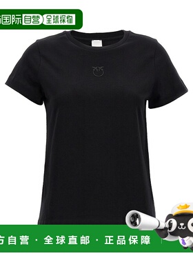 1h可退 香港直邮Pinko 品高 女士 短袖T恤 100355A2HN black黑色