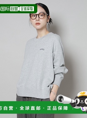 1h可退 日本直邮RUSSELL ATHLETIC 女装 刺绣迷你Logo 宽松长袖圆