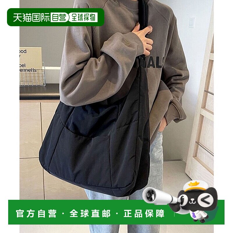 日本直邮florge 轻便可收纳A4的圆形尼龙肩背包 FL8218AW009324