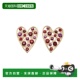 Herrera Stud 自营Carolina Crystal Heart Earrings patter