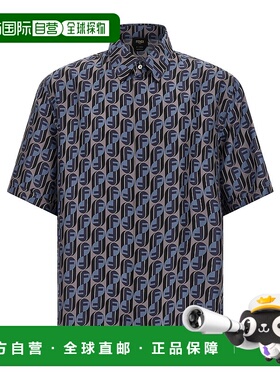 香港直邮FENDI 男士衬衫 FS0795AVDBF1TRQ AW2025 灰色男装