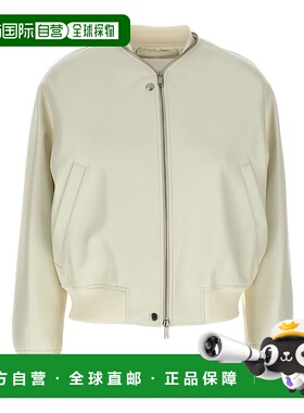 香港直邮Jil Sander 长袖飞行员皮夹克 J04BN0104J07173