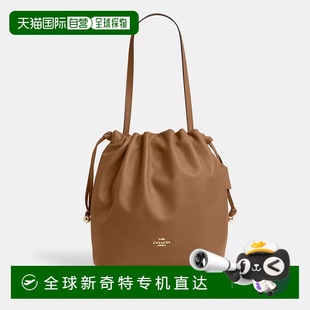 Faye Honey 日潮跑腿Coach蔻驰 抽绳手提包 Brown CV947IMT7J新款
