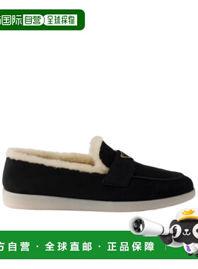 1h可退 香港直邮Prada 圆头乐福鞋 2DG124FA0013LRF