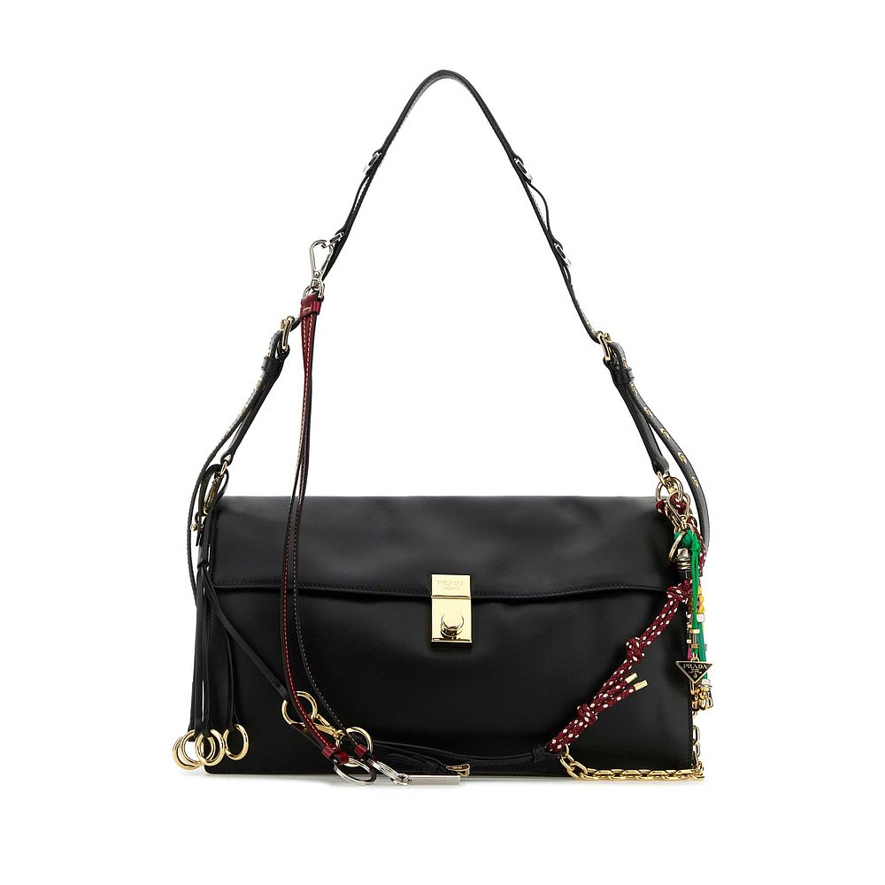 PRADA 女士手提包 1BD378VOO62C6AF0002 SS2025 黑色