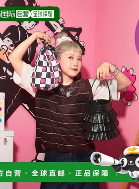 1h可退 日本直邮LOWRYS FARM 女装 弗里尔设计 桶型包 2WAY抽绳内