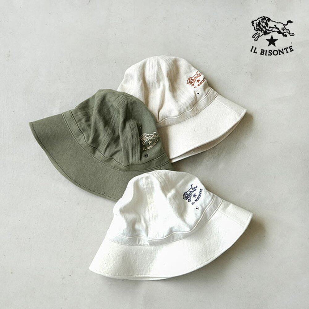 日本直邮 IL BISONTE 渔夫帽/帽子/bakeha/亚麻/棉 高级感 正品