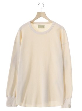 cantate 男士长袖棉质圆领T恤 24AWCA0485