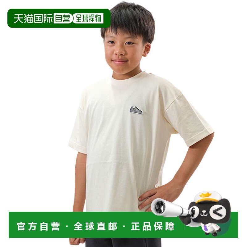 日本直邮New Balance 儿童短袖圆领T恤带鞋标（ABT55568） - 时尚