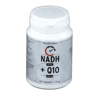 欧洲直邮Sinoplasan德国NADH线粒体素辅酶Q10胶囊60粒