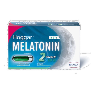 欧洲直邮德国药房Stada褪黑素薰衣草油西番莲花长效吸收胶囊30粒