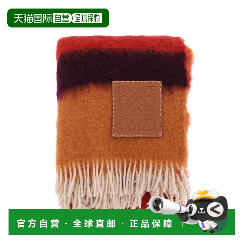 1h可退 香港直邮LOEWE 女士围巾 K000230X437316 AW2024 红色 Str