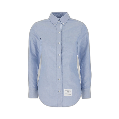 香港直邮THOM BROWNE 女士衬衫 FLL005EF0313480 CO 蓝色