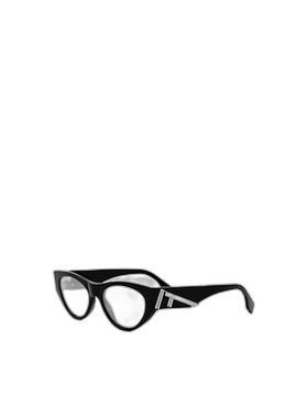 香港直邮FENDI 男士眼镜 FE50092I001 AW2025 黑色 全框平光镜