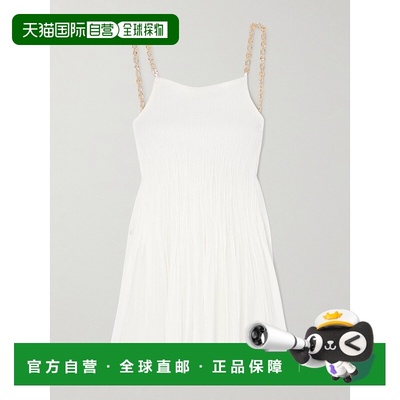 1小时内可退 香港直邮Rabanne 女士 Paco 链带迷你连衣裙 24ECRO8