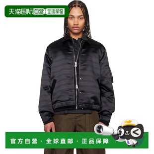 1h可退 香港直邮潮奢 Sacai 男士 海军蓝 Horizontal Stripe 飞行