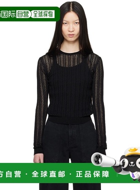 1h可退 香港直邮潮奢 KHAITE 女士 黑色 The Colleen 针织衫 9606