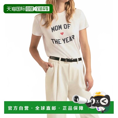 自营favorite daughter白色年度妈妈T恤 美国奥莱直发