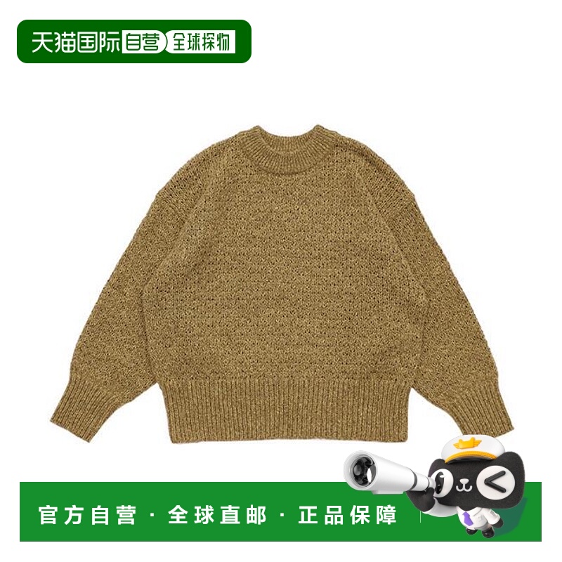 1h可退 日本直邮select MOCA 混色纱线圆领宽松针织衫