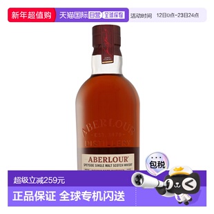 欧洲直邮Aberlour亚伯乐 双桶 12年威士忌 700ml 40%ABV