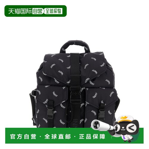 1h可退 香港直邮潮奢 GANNI 甘尼 女士 'Re-Tech' 背包 B20100220