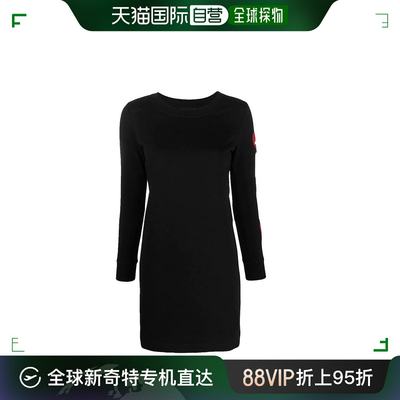 香港直邮Moschino莫斯奇诺女士连衣裙黑色棉质百搭W5C5480M4266