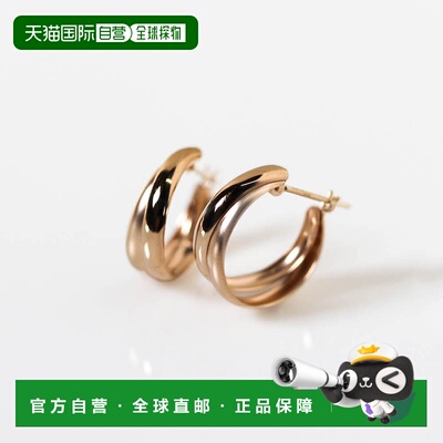 1h可退 日本直邮cui-cui K10YG 黄金 snap hoop 耳环 简约设计 1.