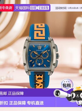 自营Versace范思哲 Dominus男女同款手表时尚石英机芯 美国奥莱直