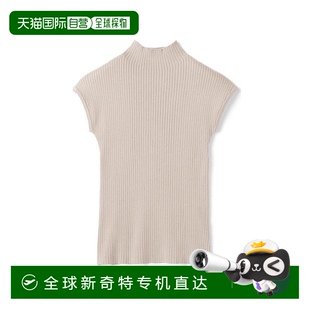 罗纹针织上衣 日本直邮日潮 无袖 GRL rut689 高领法式