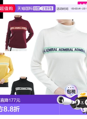 日本直邮Admiral 女士 Hokatouch 长袖高领毛衣 ADLA577 高尔夫服