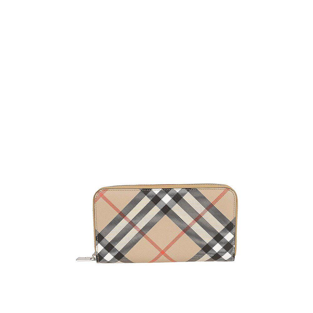 BURBERRY 女士钱包 8091923 SS2025 浅棕色 Leather Wallet