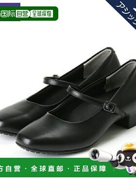 日本直邮 Asics 女士方头泵式高跟鞋 尺码21.5cm - 25.0cm  黑色