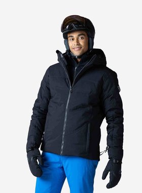 Rossignol 男士尺码滑雪夹克（黑色）RLMMJ0520000L