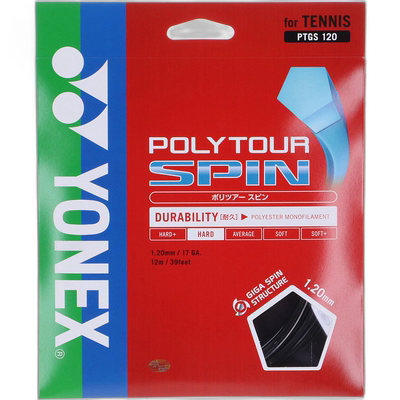 日本直邮Yonex 硬网球 Gut Polytour Spin 120 网球 PTGS120-007