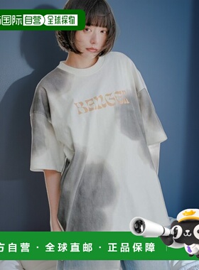 1h可退 日本直邮PAGEBOYLIM 男女同款花卉扎染T恤 568611纯棉