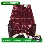 香港直邮潮奢 red红色 GANNI 女士 1h可退 上衣 甘尼 晚装 舒适时