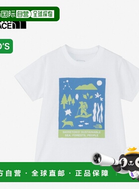 日本直邮The North Face 幼儿短袖T恤（NTT32534ST）青少年这款短