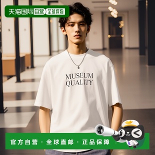 Peace Quiet 简约logo纯棉T恤 1h可退 男士 日本直邮Museum