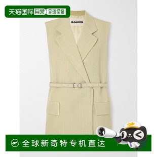 女士 吉尔 桑达 J01FB0 束带梭织背心 香港直邮Jil 1h可退 Sander