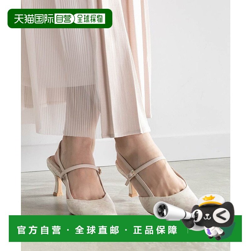 日本直邮Randa 托瓦尔迪朱伊背带高跟鞋 RA041BW016021 黑色