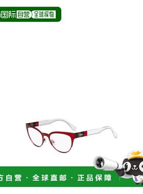 香港直邮FENDI 女士眼镜 FF0081E69 SS2023 白色