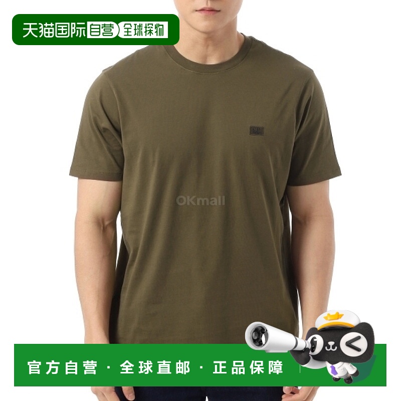 韩国直邮CP COMPANY 30/1 球衣徽标贴片 T 恤 (18CMTS031A 005100