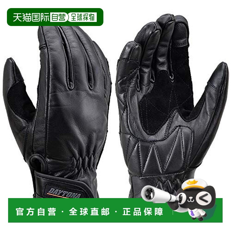 【日本直邮】Daytona 摩托牛皮手套 可触屏HBG-109 黑色XL 17746