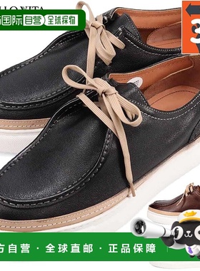 日本直邮MODELLO VITA 男鞋休闲厚底系带黑棕色 MODELLO VITA VT8